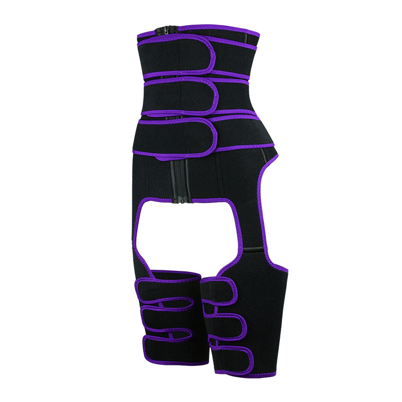 PurpleThigh Shaper with Three Belts MHW100044PU