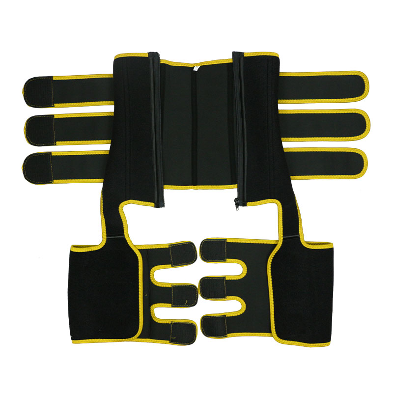 Yellow Thigh Shaper with Three Belts MHW100044Y