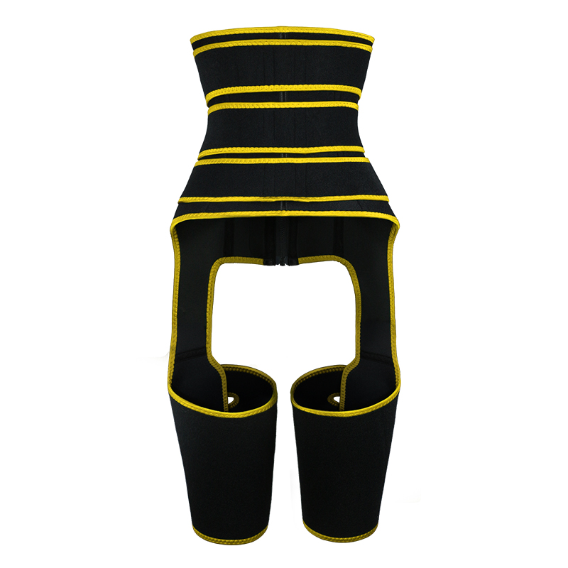 Yellow Thigh Shaper with Three Belts MHW100044Y