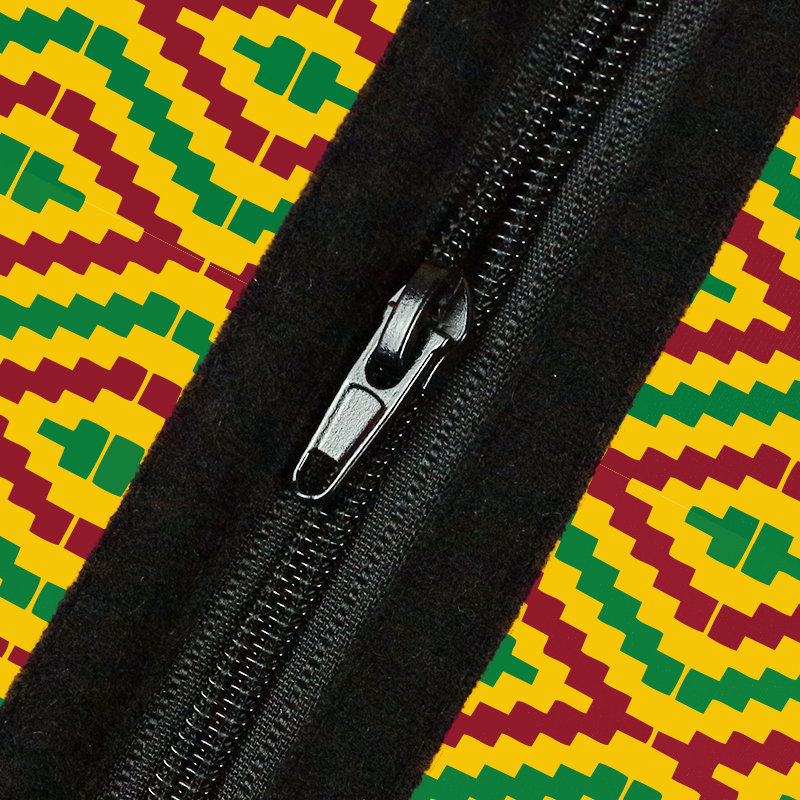 Yellow Kente Two Belts with Zipper MH1949YG