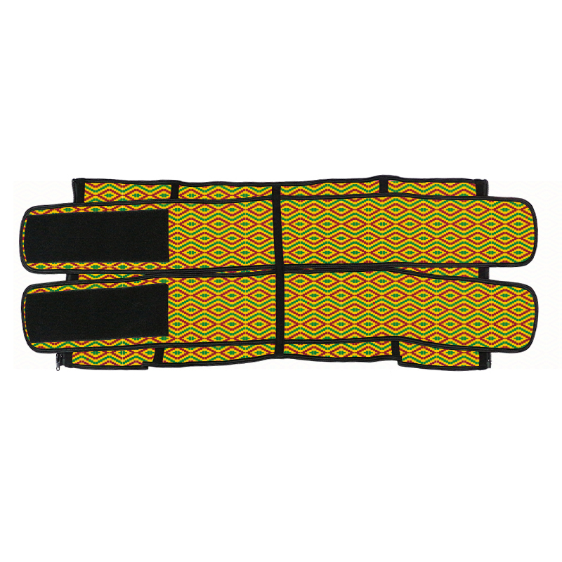 Yellow Kente Two Belts with Zipper MH1949YG