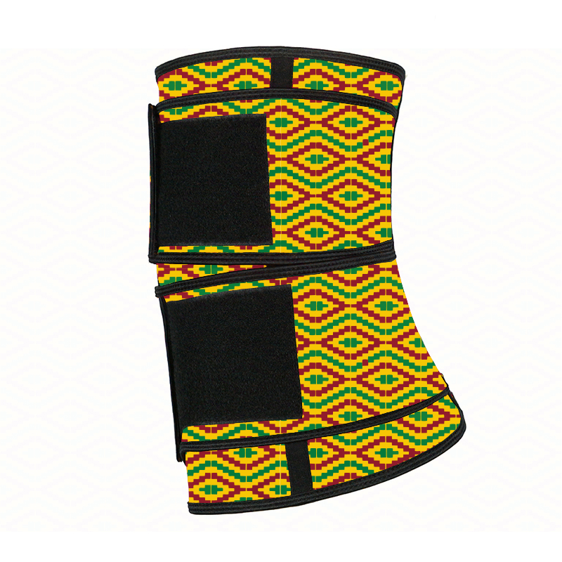 Yellow Kente Two Belts with Zipper MH1949YG