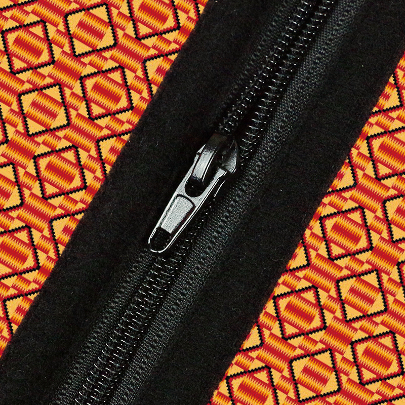 	Kente Two Belts Zipper Waist Trainer MH1949OG