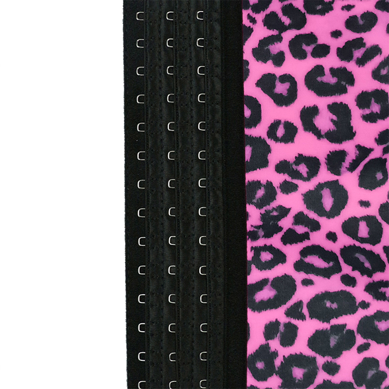 Leopard Pink Single Belt Hooks Waist Trainer MH1770PL