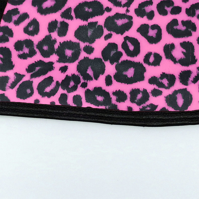 Leopard Pink Single Belt Hooks Waist Trainer MH1770PL