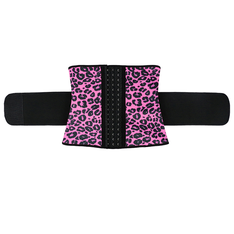 Leopard Pink Single Belt Hooks Waist Trainer MH1770PL