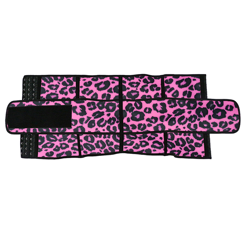 Leopard Pink Single Belt Hooks Waist Trainer MH1770PL