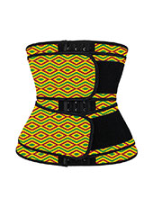 Hooks Latex Waist Trainer with Two Belts MH1872YG