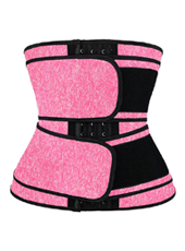 Snow Pink Neoprene Double Belt with Hook MHW100085SP