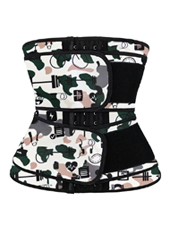 Camouflage Neoprene Double Belts With Hook MHW100085C