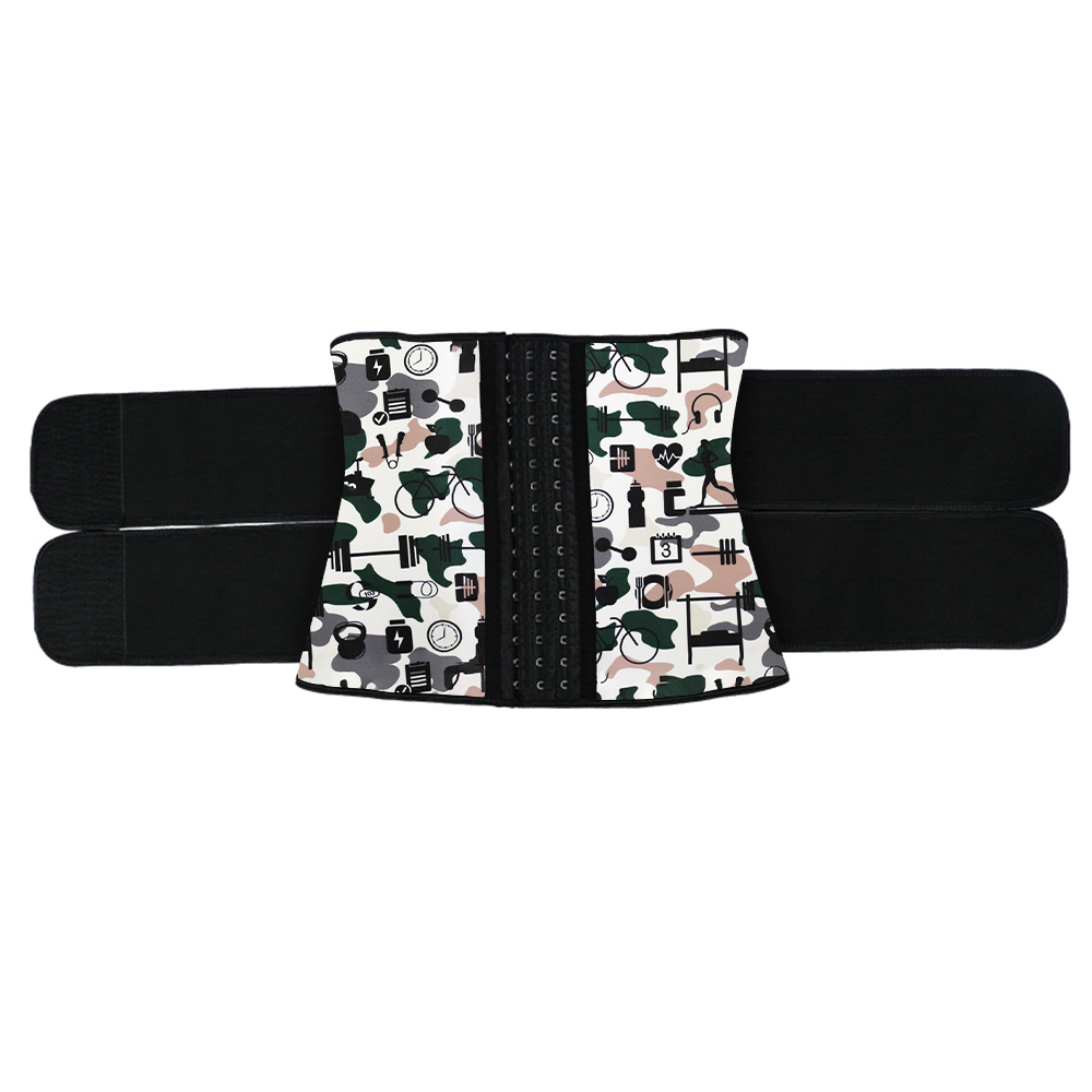 Camouflage Neoprene Double Belts With Hook MHW100085C