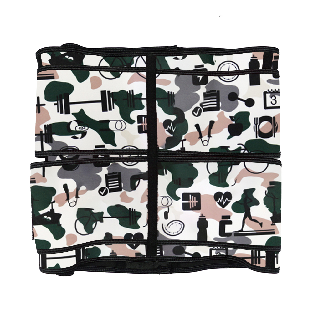 Camouflage Neoprene Double Belts With Hook MHW100085C