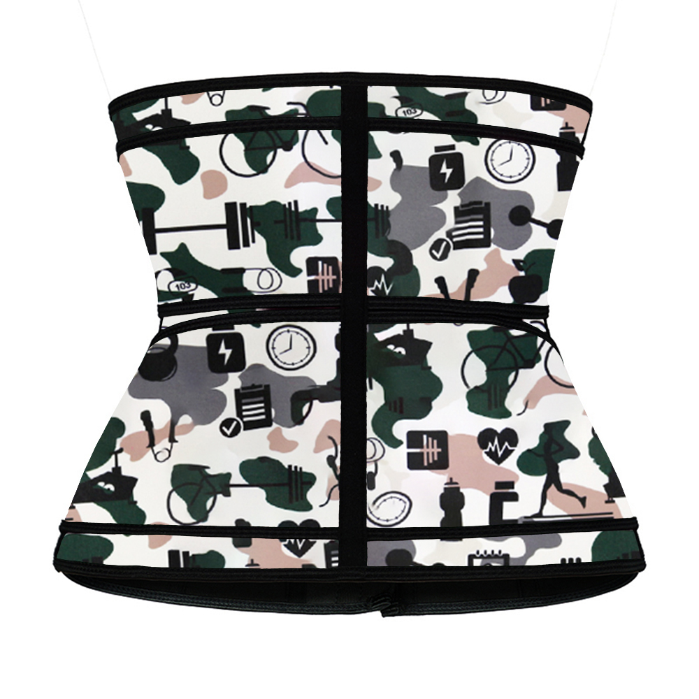 Camouflage Neoprene Double Belts With Hook MHW100085C