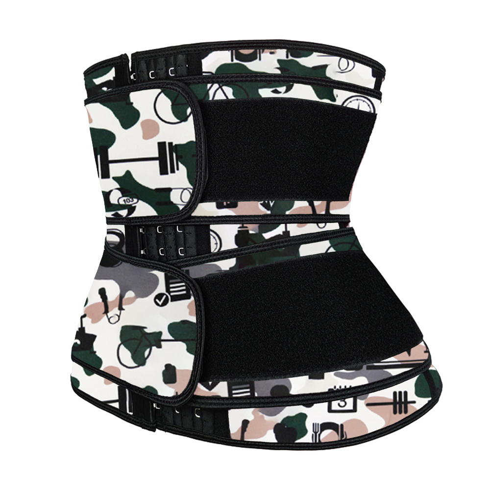 Camouflage Neoprene Double Belts With Hook MHW100085C