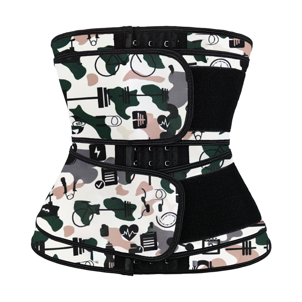 Camouflage Neoprene Double Belts With Hook MHW100085C