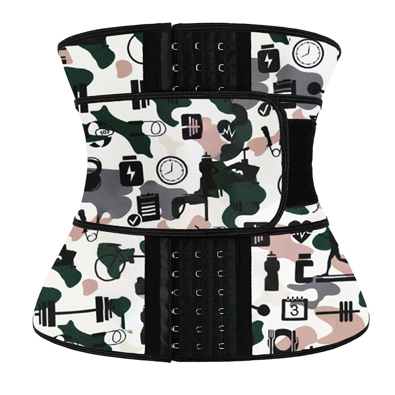 Camouflage Neoprene Single Belt With Hooks MHW100084C