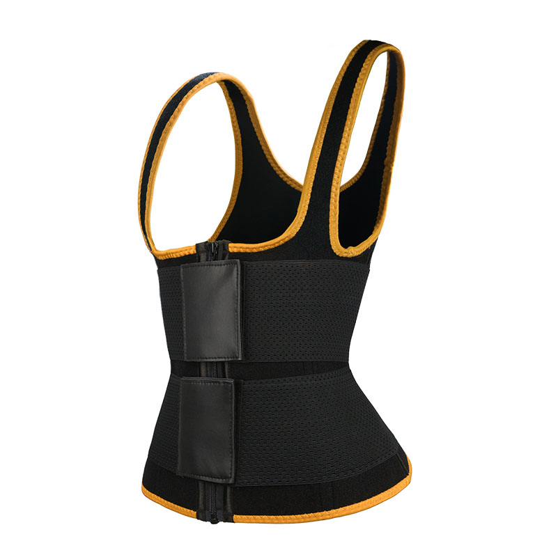 OrangeNew Style Double Belts Waist Trainers VestMHW100064O