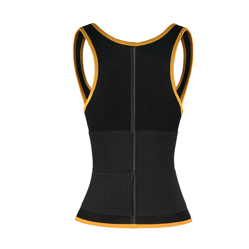 OrangeNew Style Double Belts Waist Trainers VestMHW100064O
