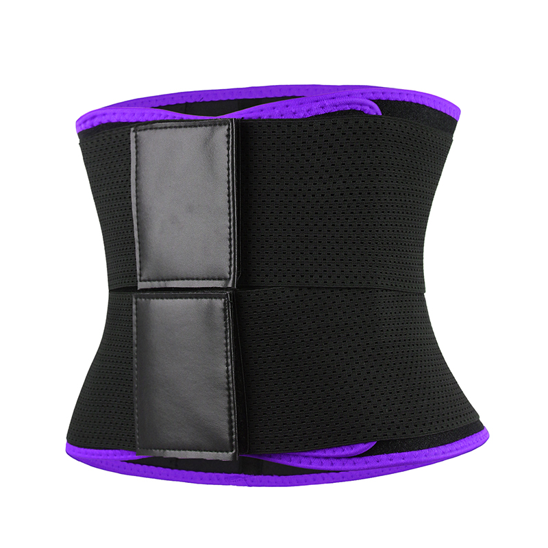 Purple Neoprene Double Trimmer Belt MHW100072PU