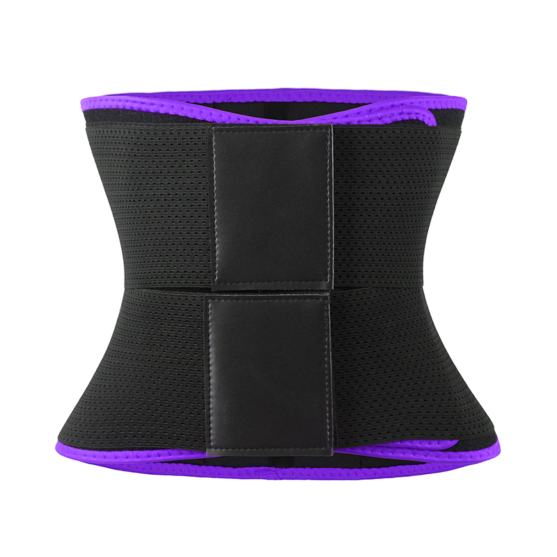 Purple Neoprene Double Trimmer Belt MHW100072PU
