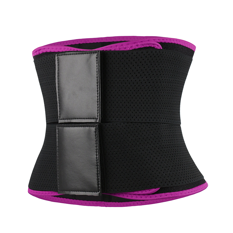Pink Neoprene Double Trimmer Belt MHW100072P