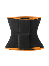Orange Neoprene Double Trimmer Belt MHW100072O