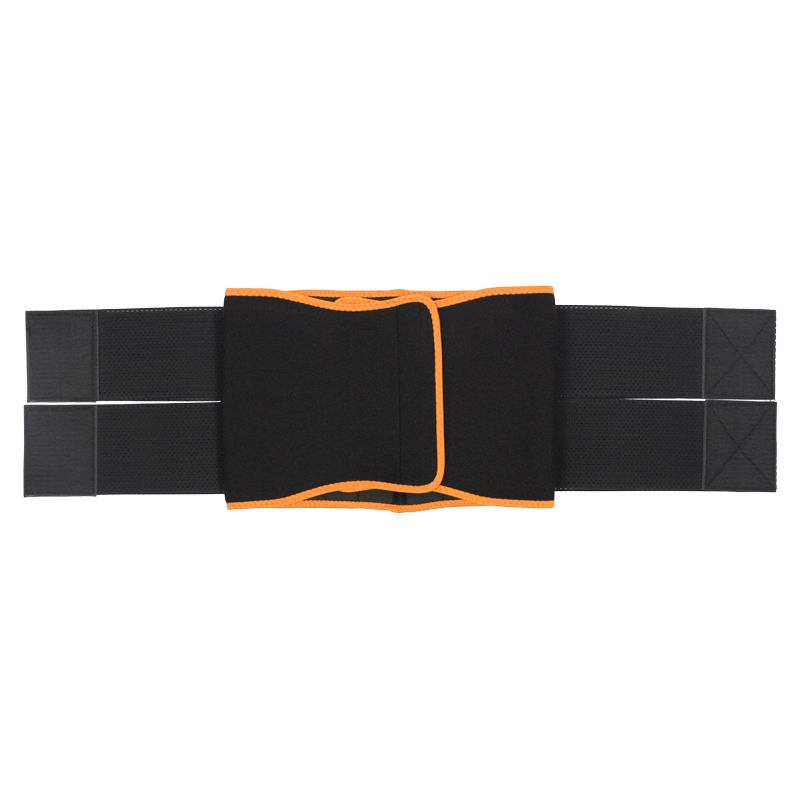 Orange Neoprene Double Trimmer Belt MHW100072O