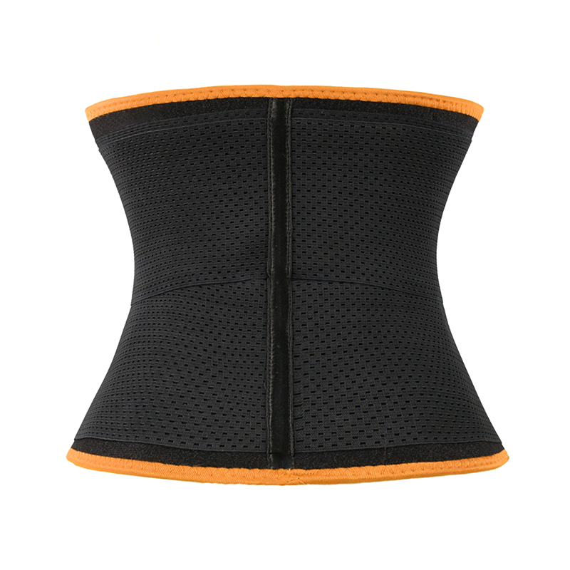 Orange Neoprene Double Trimmer Belt MHW100072O