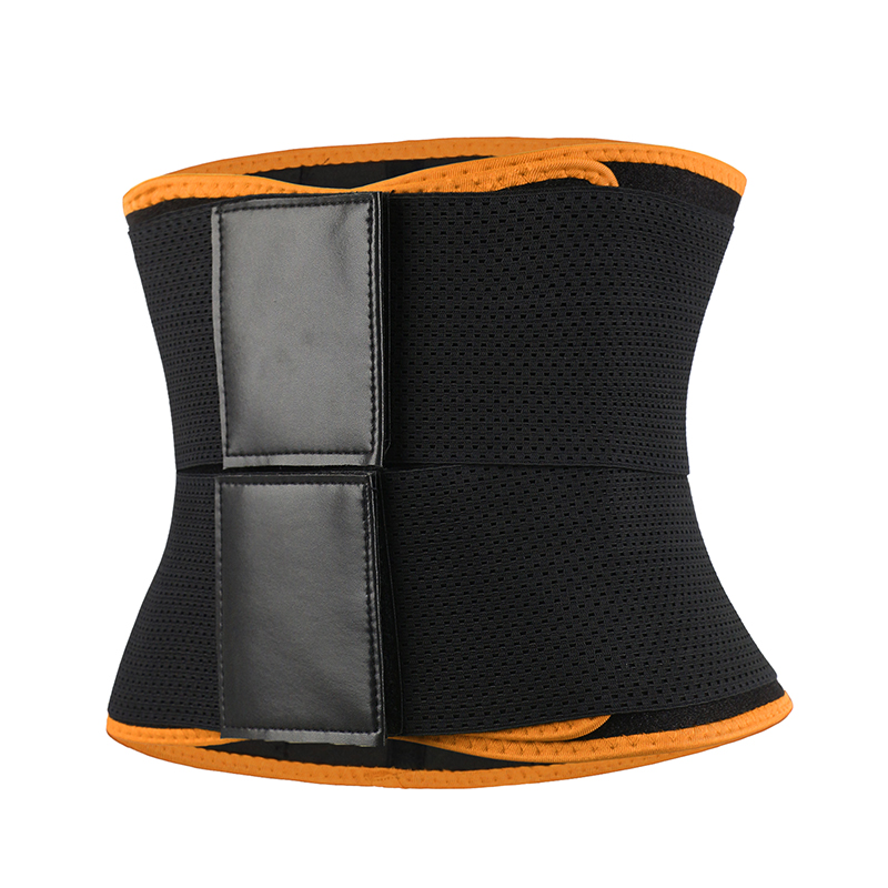 Orange Neoprene Double Trimmer Belt MHW100072O