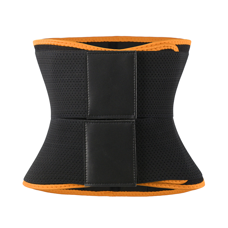Orange Neoprene Double Trimmer Belt MHW100072O