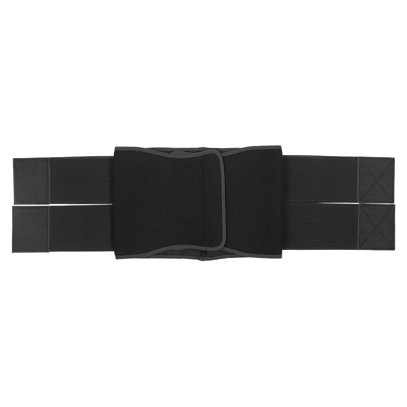 Black Neoprene Double Trimmer Belt MHW100072B