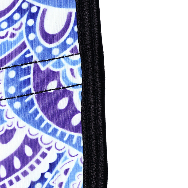 Color Mixed Blue Floral Print Latex Waist Trainer MHW100017b