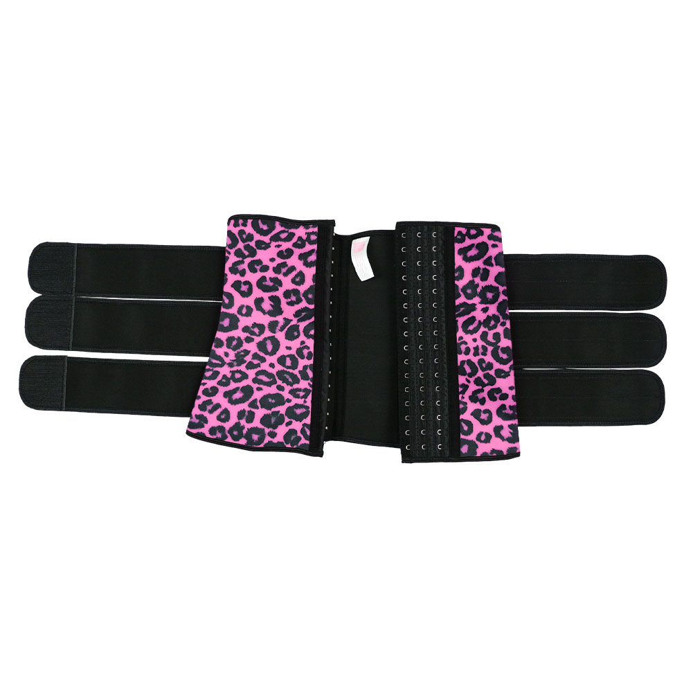 Pink Leopard Hook Three Belt MHW100004PL