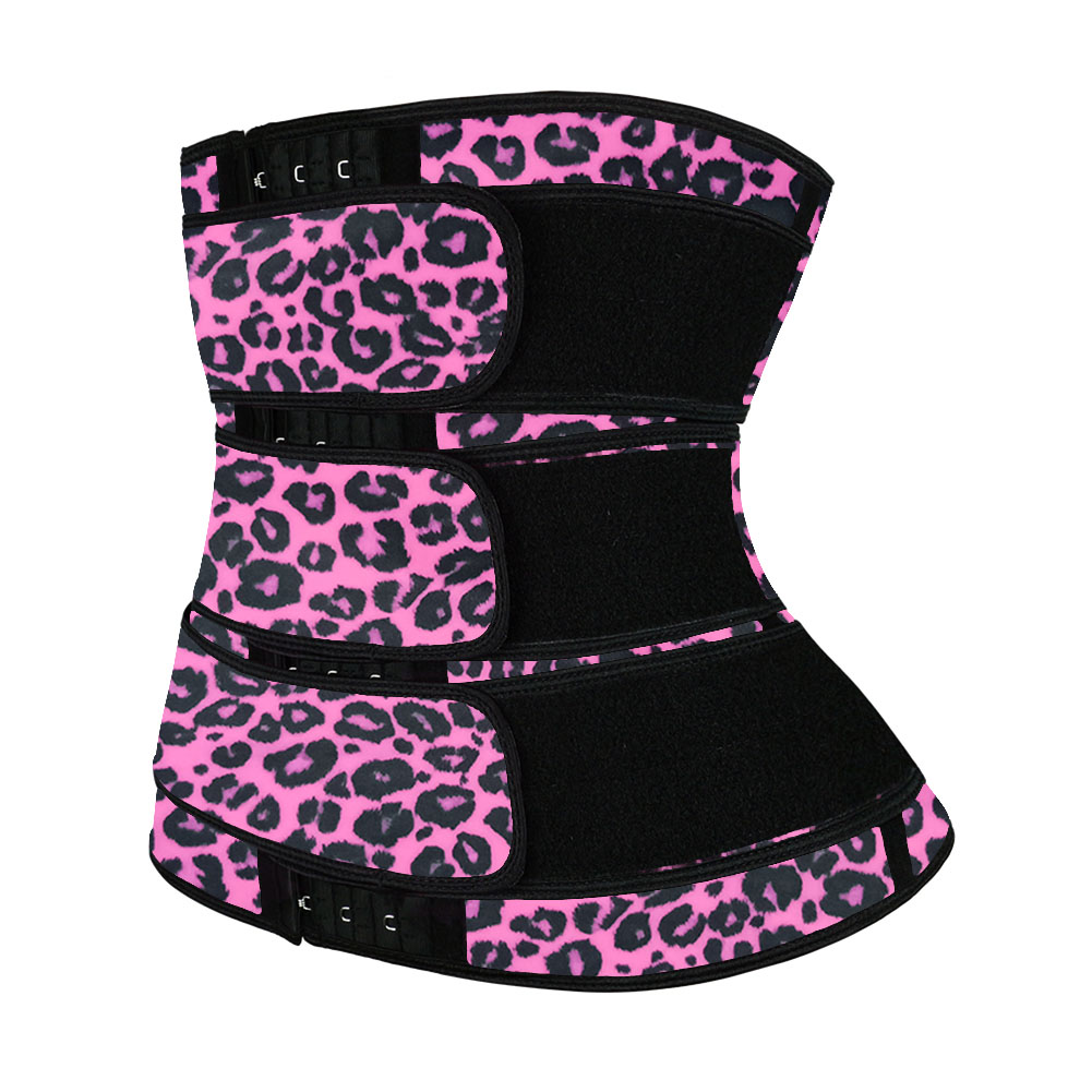Pink Leopard Hook Three Belt MHW100004PL