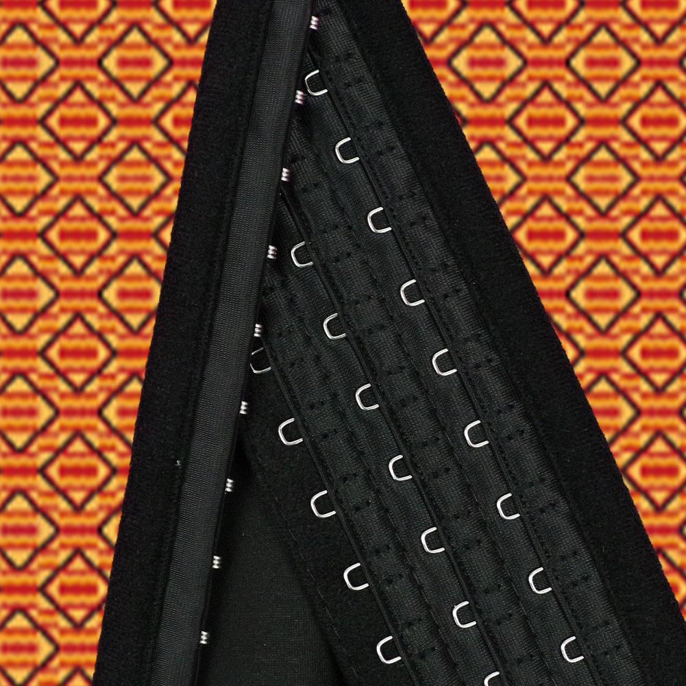 Kente Three Belt Hook Waist Trainer MHW100004RG