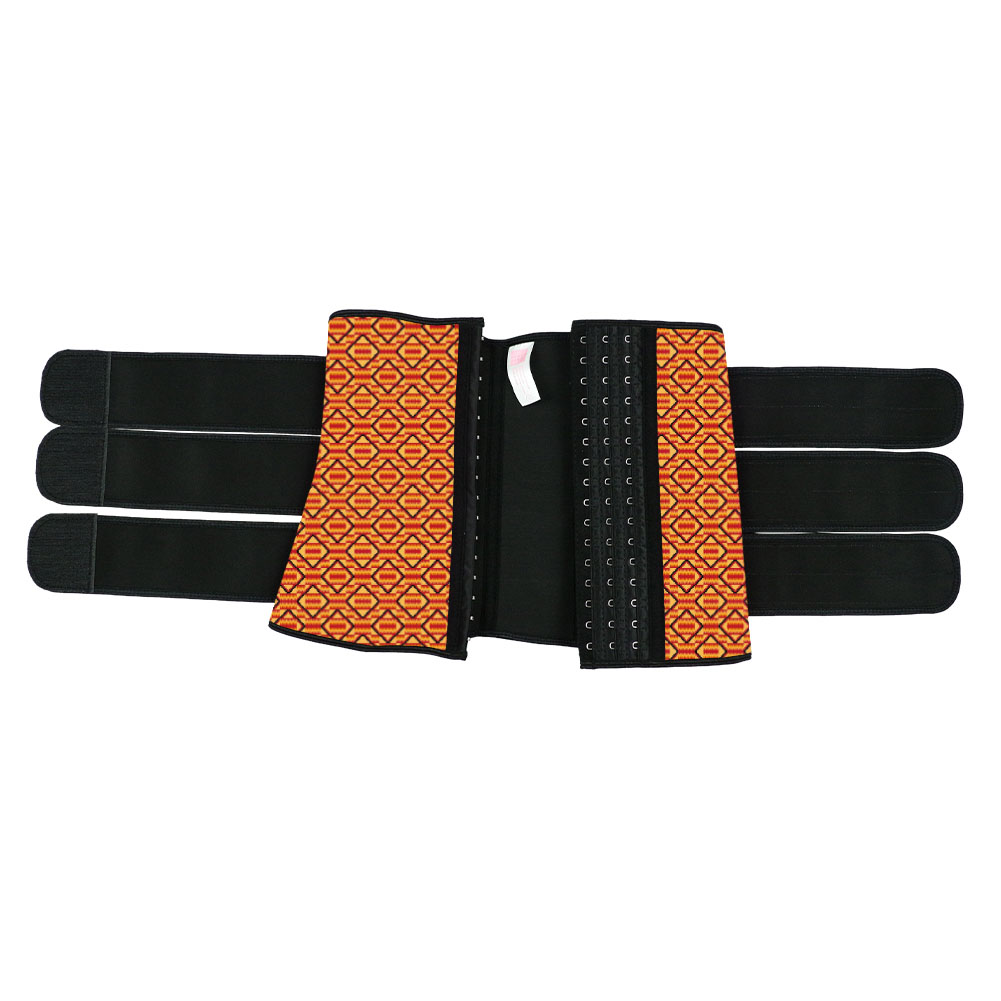 Kente Three Belt Hook Waist Trainer MHW100004RG
