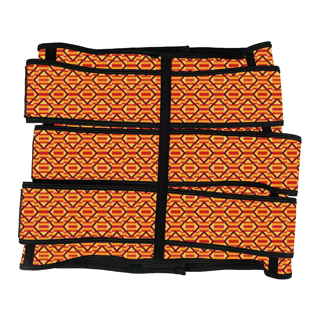 Kente Three Belt Hook Waist Trainer MHW100004RG