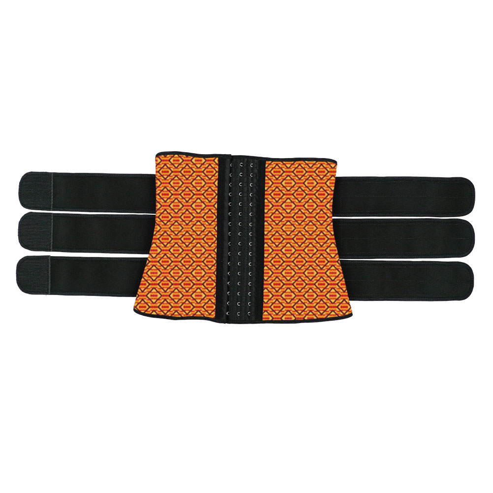 Kente Three Belt Hook Waist Trainer MHW100004RG