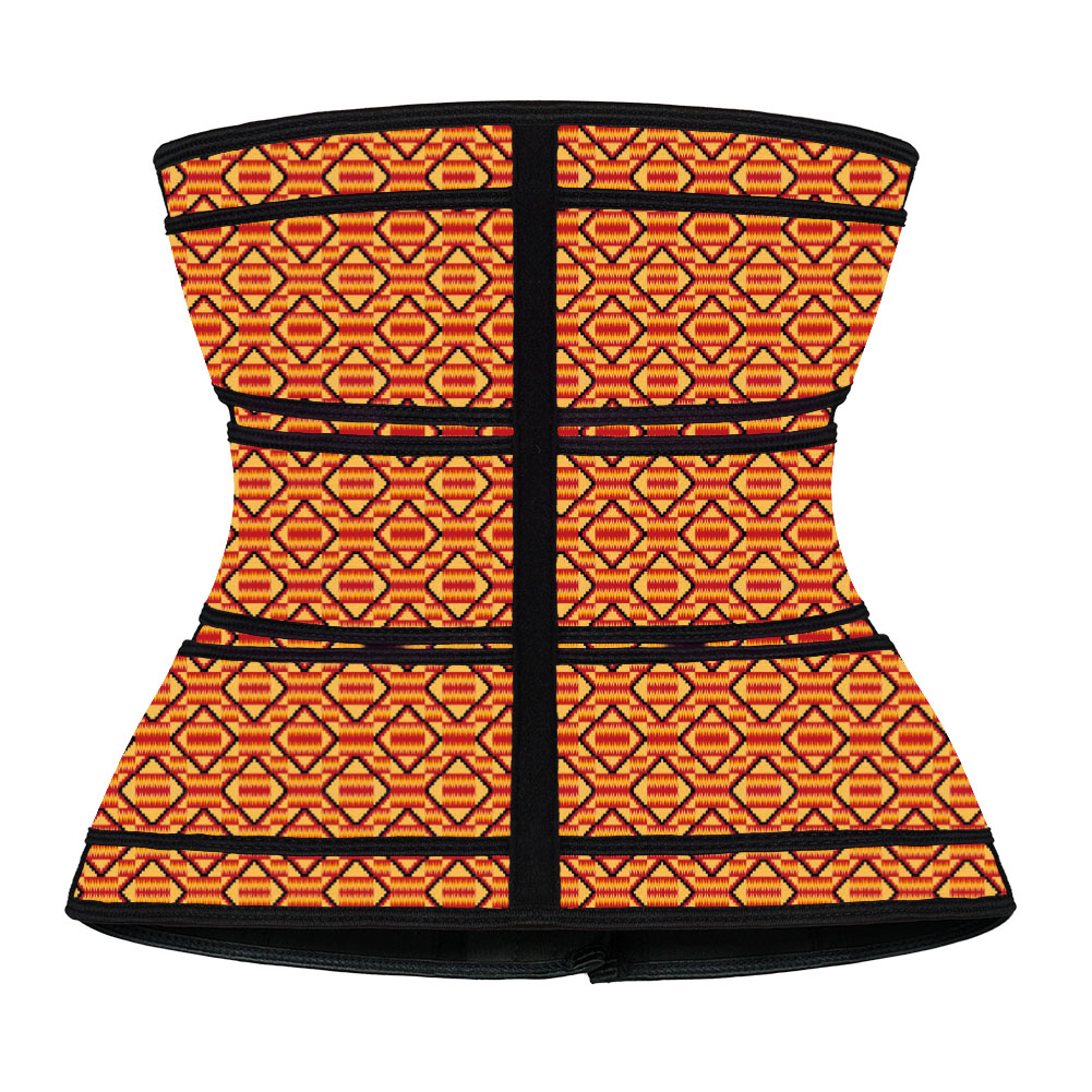 Kente Three Belt Hook Waist Trainer MHW100004RG