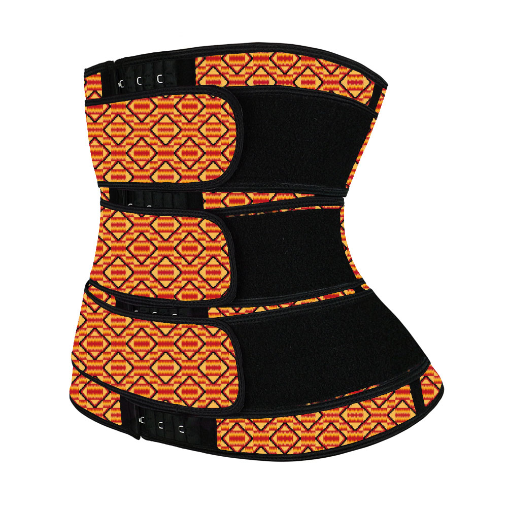Kente Three Belt Hook Waist Trainer MHW100004RG