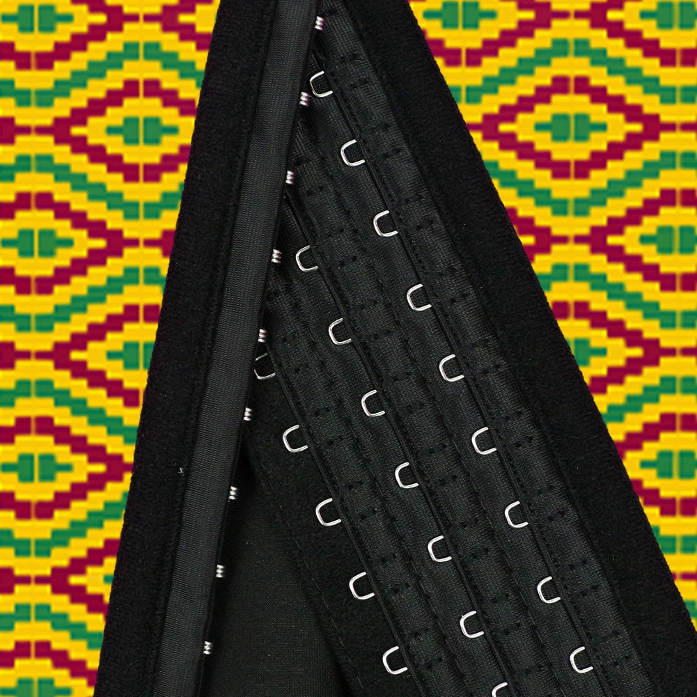 Kente Three Belt Hooks Waist Trainers MHW100004YG