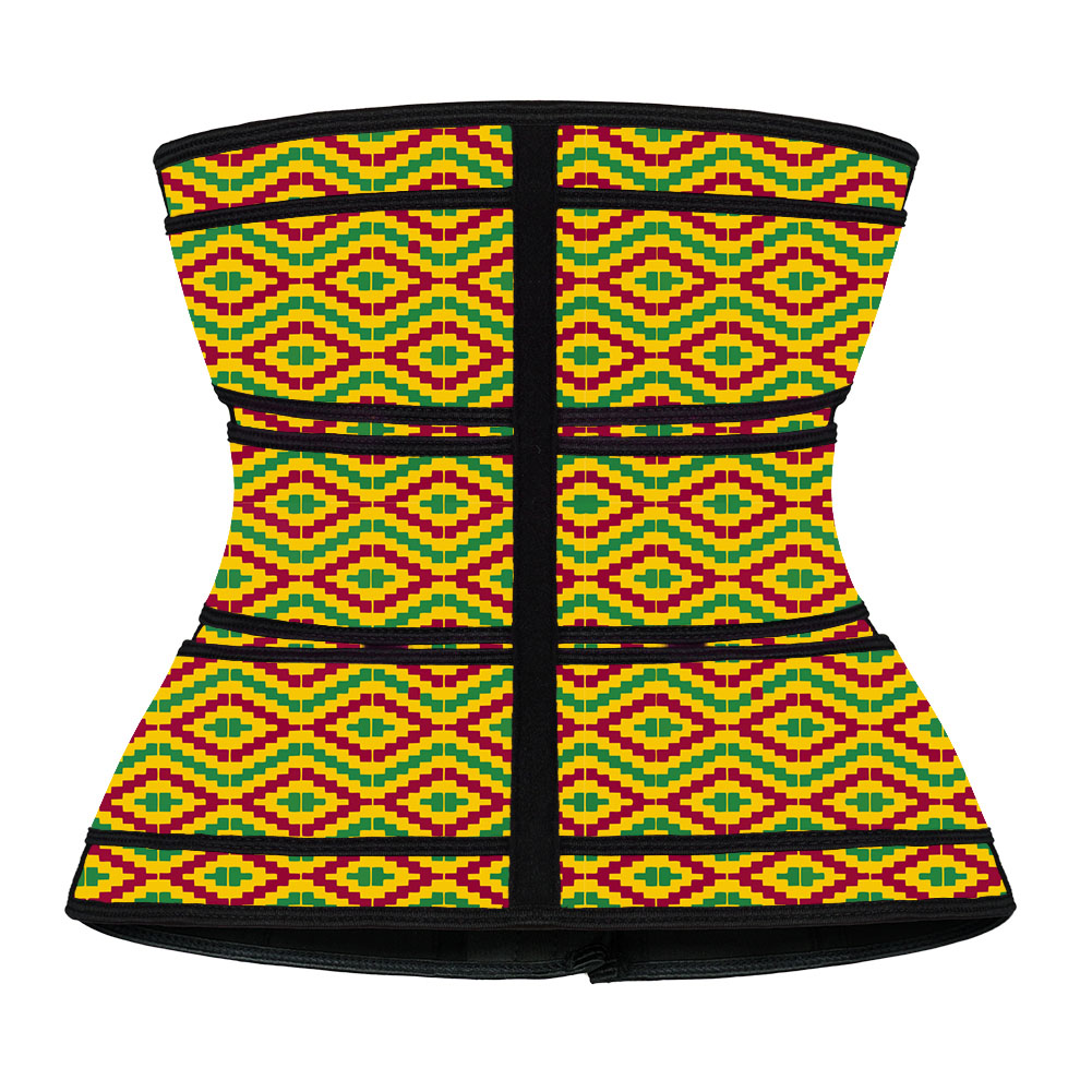 Kente Three Belt Hooks Waist Trainers MHW100004YG