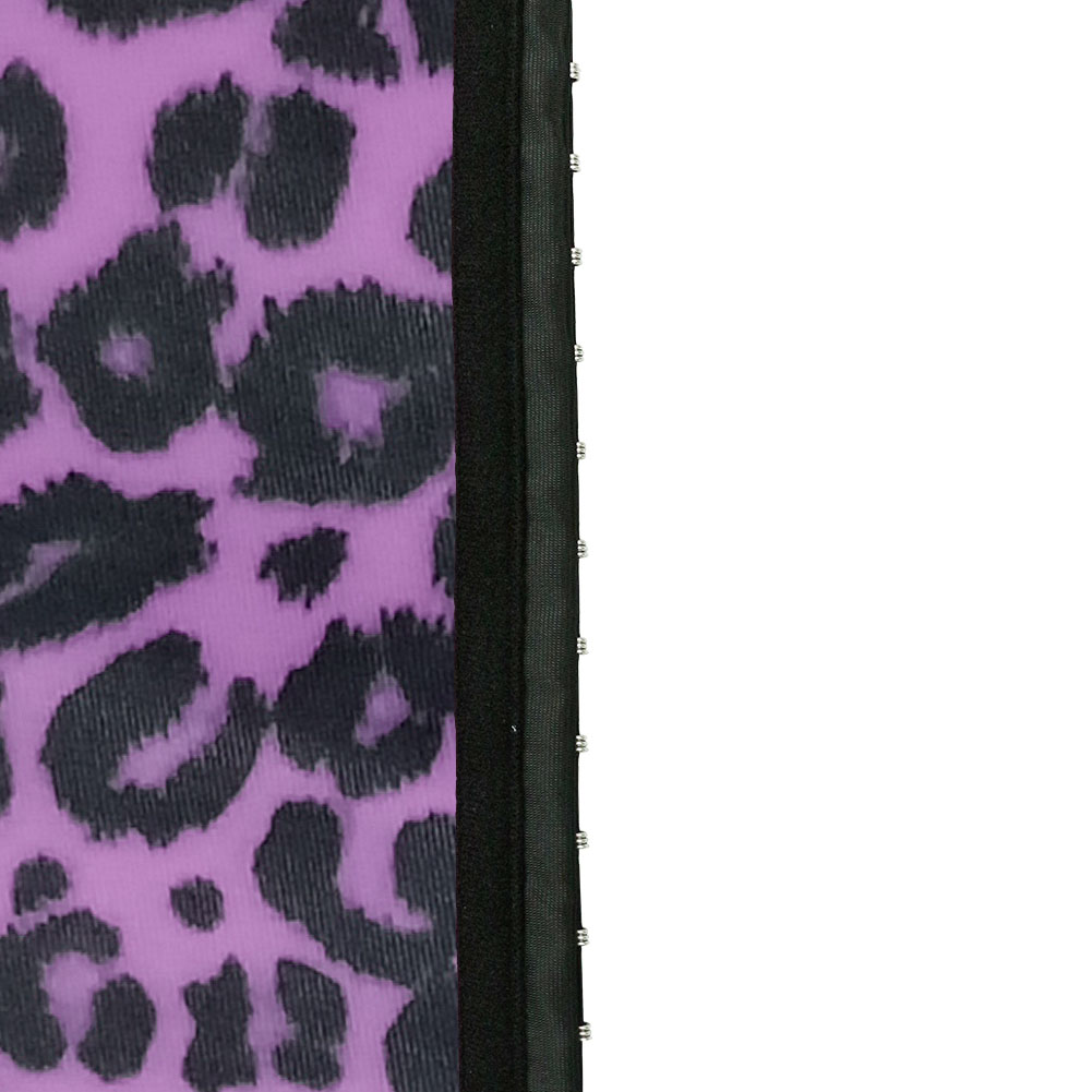 Purple Leopard Three Belts Hooks Waist Trainers MHW100004PUL