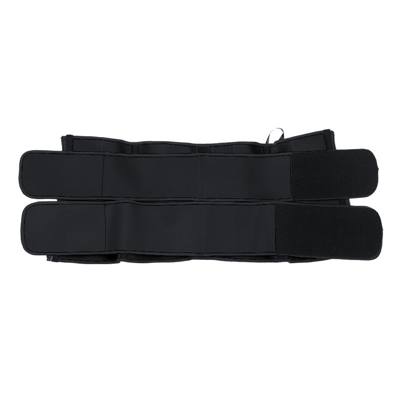 Black Detachable Double Belt Latex Waist Trainer
