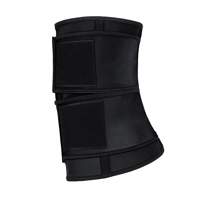 Black Detachable Double Belt Latex Waist Trainer