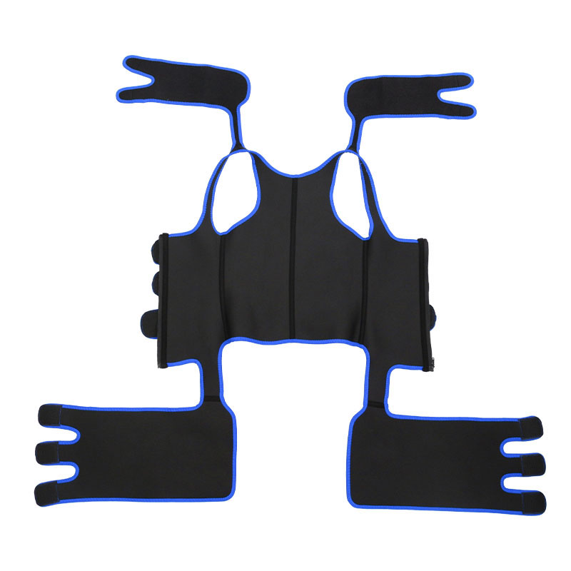 Three Belts Thigh Shaper Vest With Arms Shaper MHW100080BL