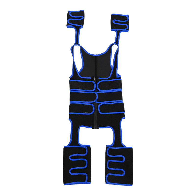 Three Belts Thigh Shaper Vest With Arms Shaper MHW100080BL