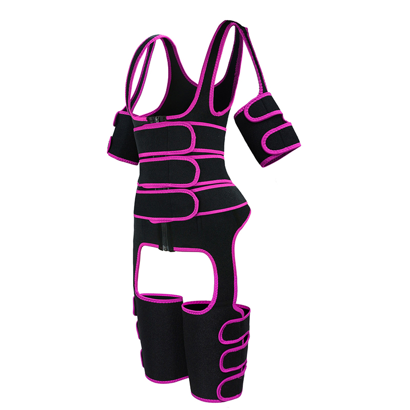 Three Belts Thigh Shaper Vest With Arms Shaper MHW100080P
