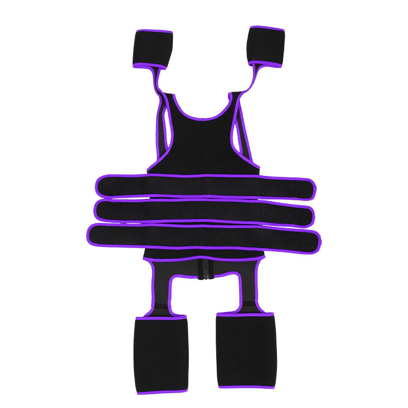 Three Belts Thigh Shaper Vest With Arms Shaper MHW100080PU