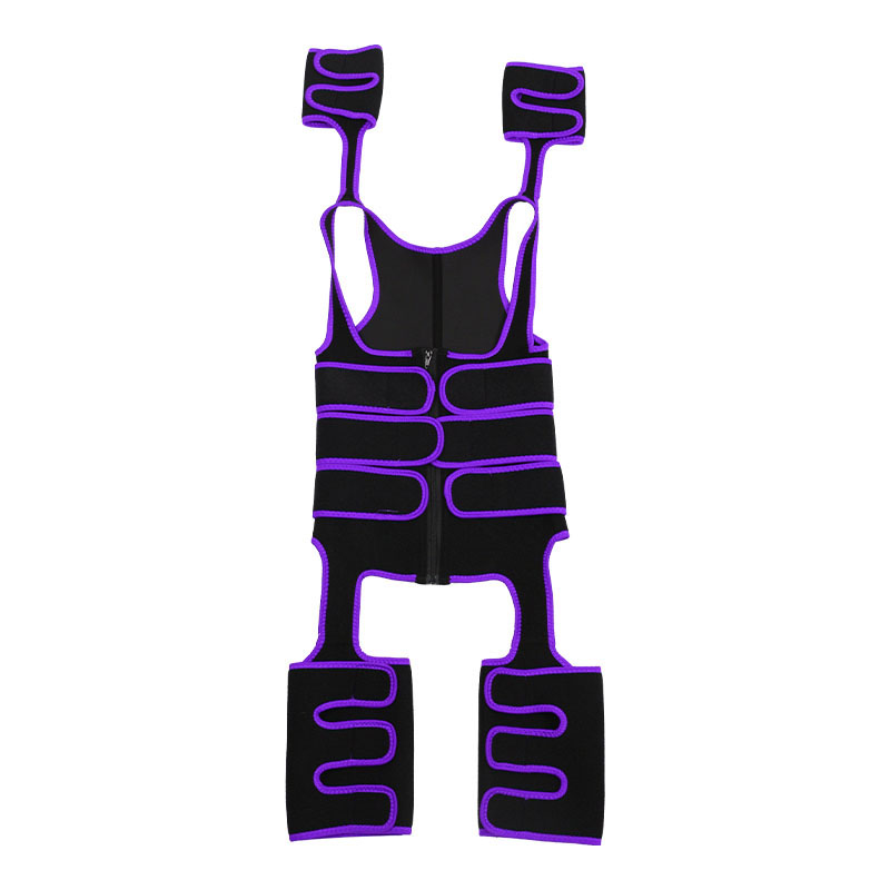 Three Belts Thigh Shaper Vest With Arms Shaper MHW100080PU